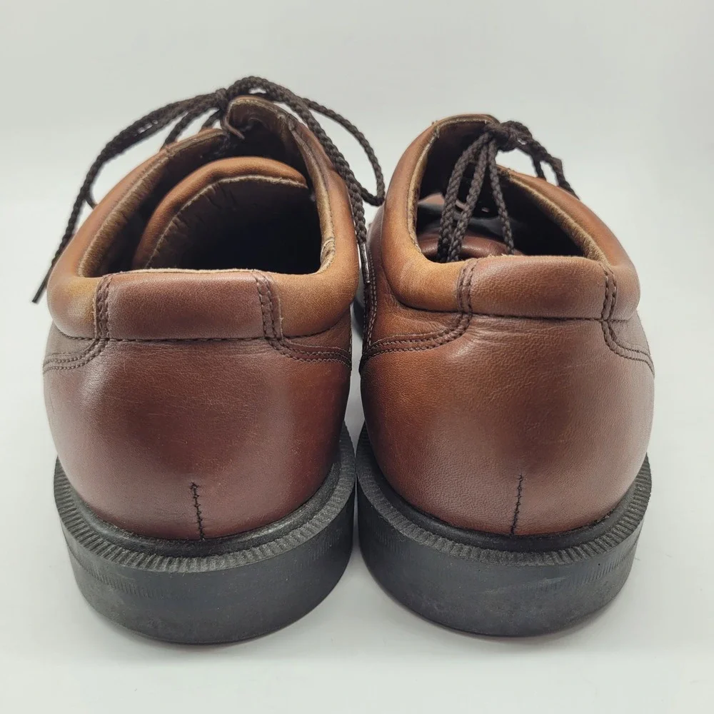 Florsheim Comfortech Mens Brown Leather Wingtip Derby Shoes 30610 Size 10 D‎